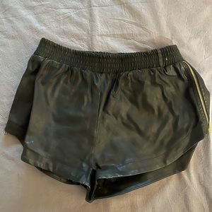MINKPINK faux leather shorts